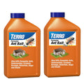 Terro Perimeter Outdoor Ant Bait Plus, 2-Pack, 2 Lb Shaker Canisters | Attracts And Kills Carpenter Ants, Roaches, Crickets, Earwigs, Silverfish, Slugs & Snails For Pest Control, 4-Week Protection