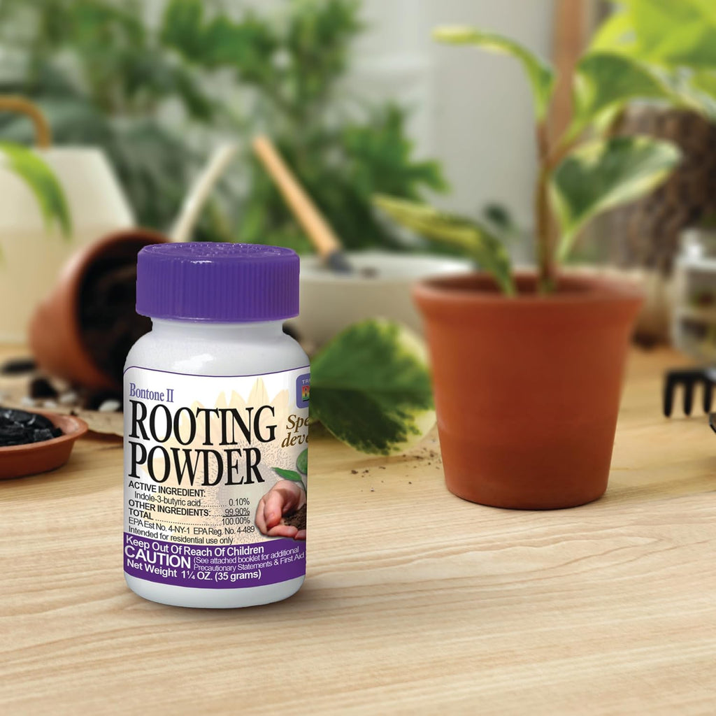 Bonide Bontone Ii Rooting Powder, 1.25 Oz Ready-To-Use Dust For Houseplants And Transplants Speeds Root Development | For Houseplants And Transplants, Speeds Root Development