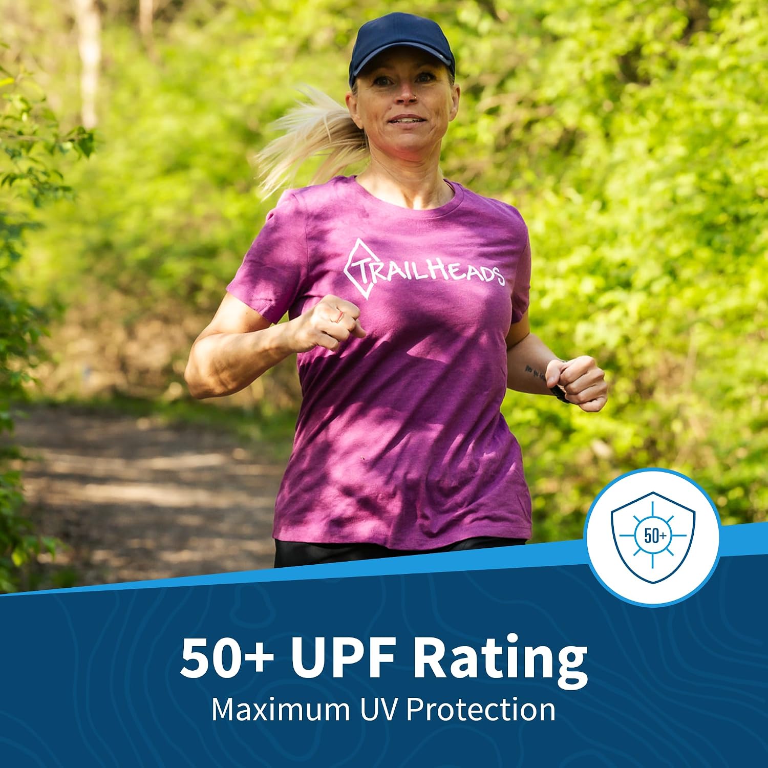 Trailheads Uv Protection Running Hats For Women, 50+ Upf - Summer Hats For Women Baseball Cap - Tennis, Golf, Gym, Workout