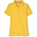 Women's Cotton Blend Stretch Pique Short Sleeve Polo Shirt
