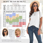 Kevamolly Basic T Shirts For Women Upf 50+ Short Sleeve Casual Summer Tops Trendy Solid Loose Fit Crew Neck Tees Tshirt