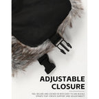 Buauty Fur Trapper Hat for Men Women Winter Windproof Soft Russian Ushanka Hats with Warm Ear Flaps & Removable Mask