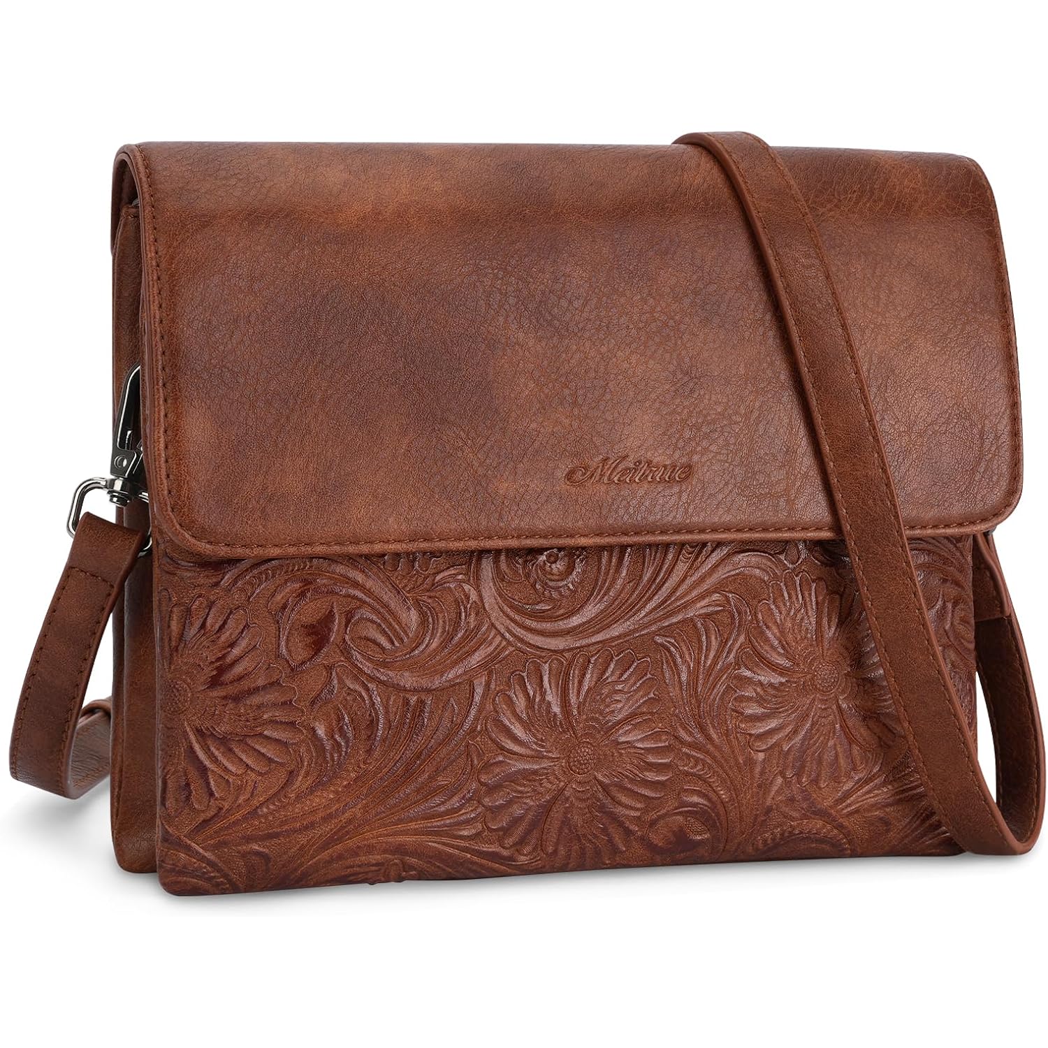 Small Crossbody Bags For Women, Vegan Leather Cell Phone Purse With Adjustable Strap