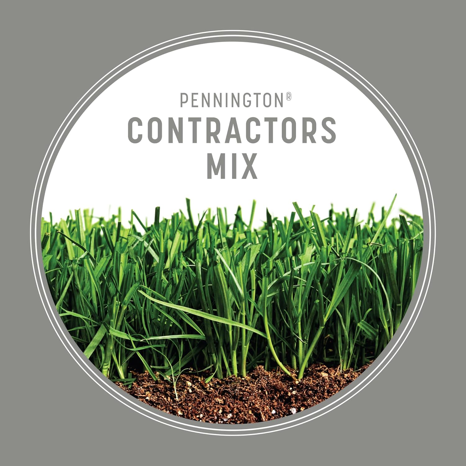 Pennington Contractors Central Grass Seed Mix, Rapid Grass Seeds For Lawn, 7 Lb