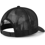 American Flag Trucker Hat - Snapback Hats for Men Women Baseball Cap - Breathable Mesh & Adjustable Fit for Casual Wear Black-1