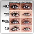 Charlotte Tilbury Exagger-Eyes Instant Volume Mascara Makeup – Volumizing, Lengthening, No‑Clump Mascara With 28‑Hour Smudge‑Proof & Flake‑Proof Wear – All Day Wear Formula