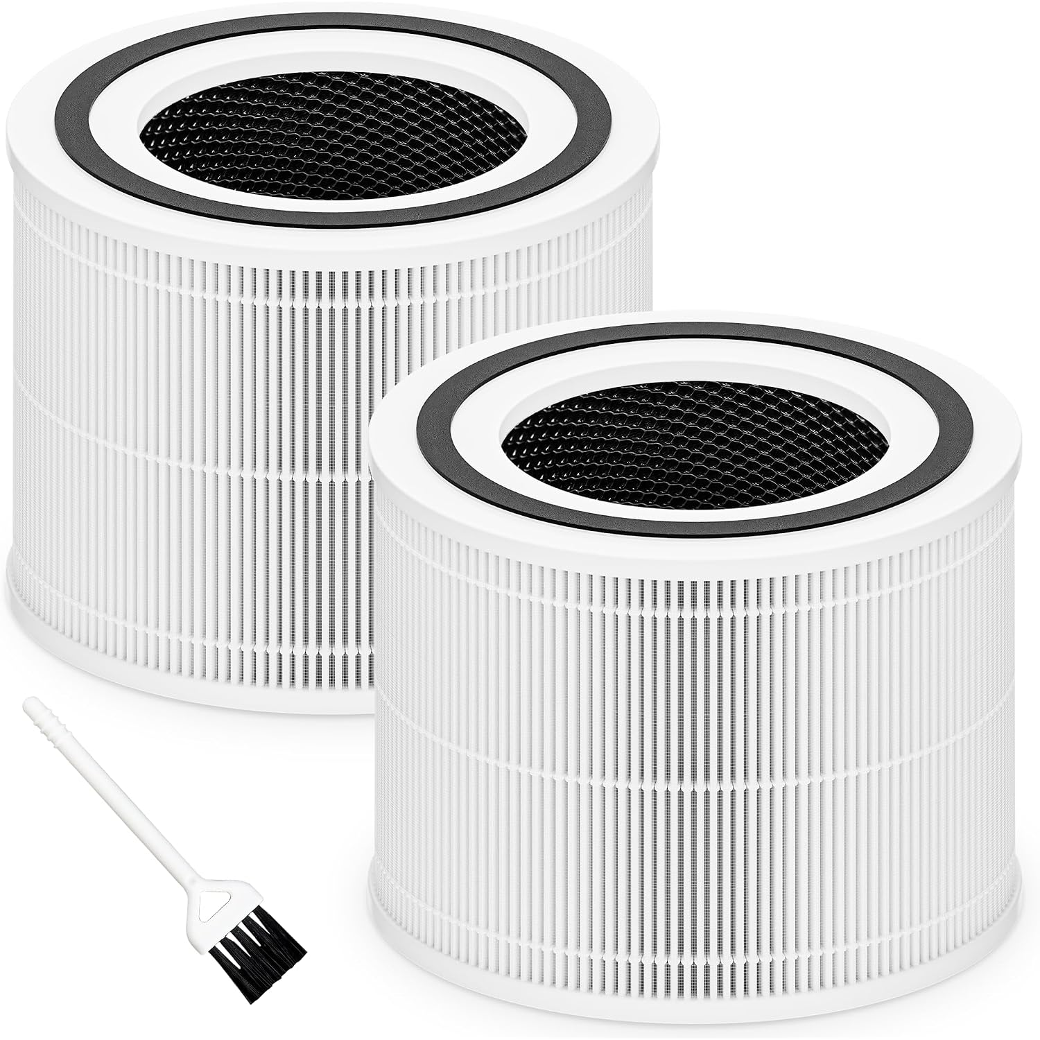 Core 300 Replacement Filter For Levoit Core 300-P Core 300S-P Air Purifier | 3-In-1 High Efficiency And Activated Carbon Filter For Home Bedroom Large Room Pets Odor Smoke, Core 300-Rf, 2 Pack, White