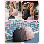 Women Mini Backpack With Wet Pocket And Rfid Blocking Pocket, Small Backpack Purse For Gym, Work, College Or Travel, Black