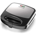 Black+Decker 3-In-1 Waffle Iron, Wm2000Sd, Grill And Sandwich Press, Non-Stick Removable Plates, Space Saving Compact Design