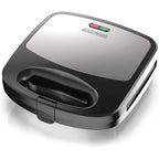Black+Decker 3-In-1 Waffle Iron, Wm2000Sd, Grill And Sandwich Press, Non-Stick Removable Plates, Space Saving Compact Design