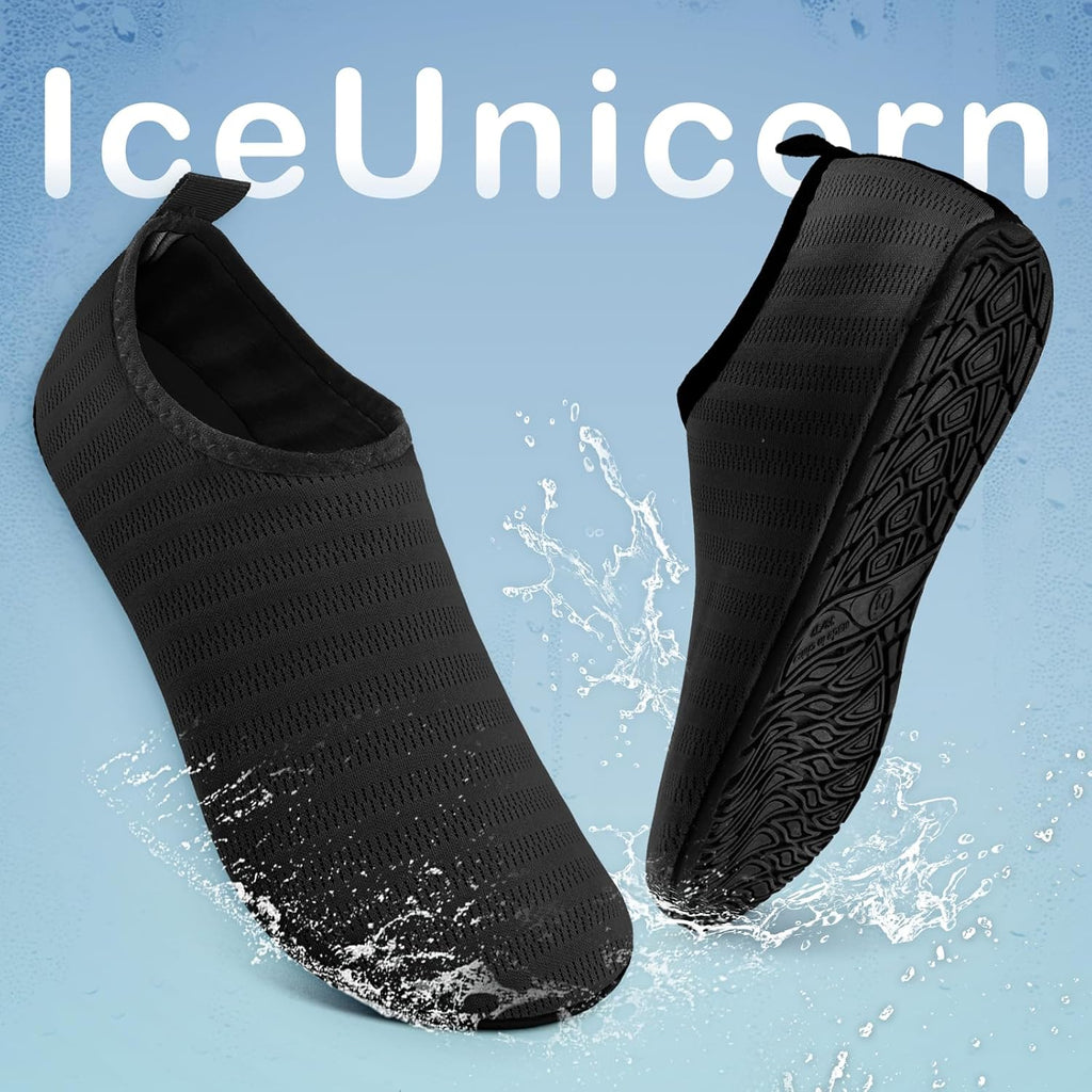 Iceunicorn Water Shoes Men Women Beach Swim Aqua Barefoot Socks Pool Quick Dry Yoga