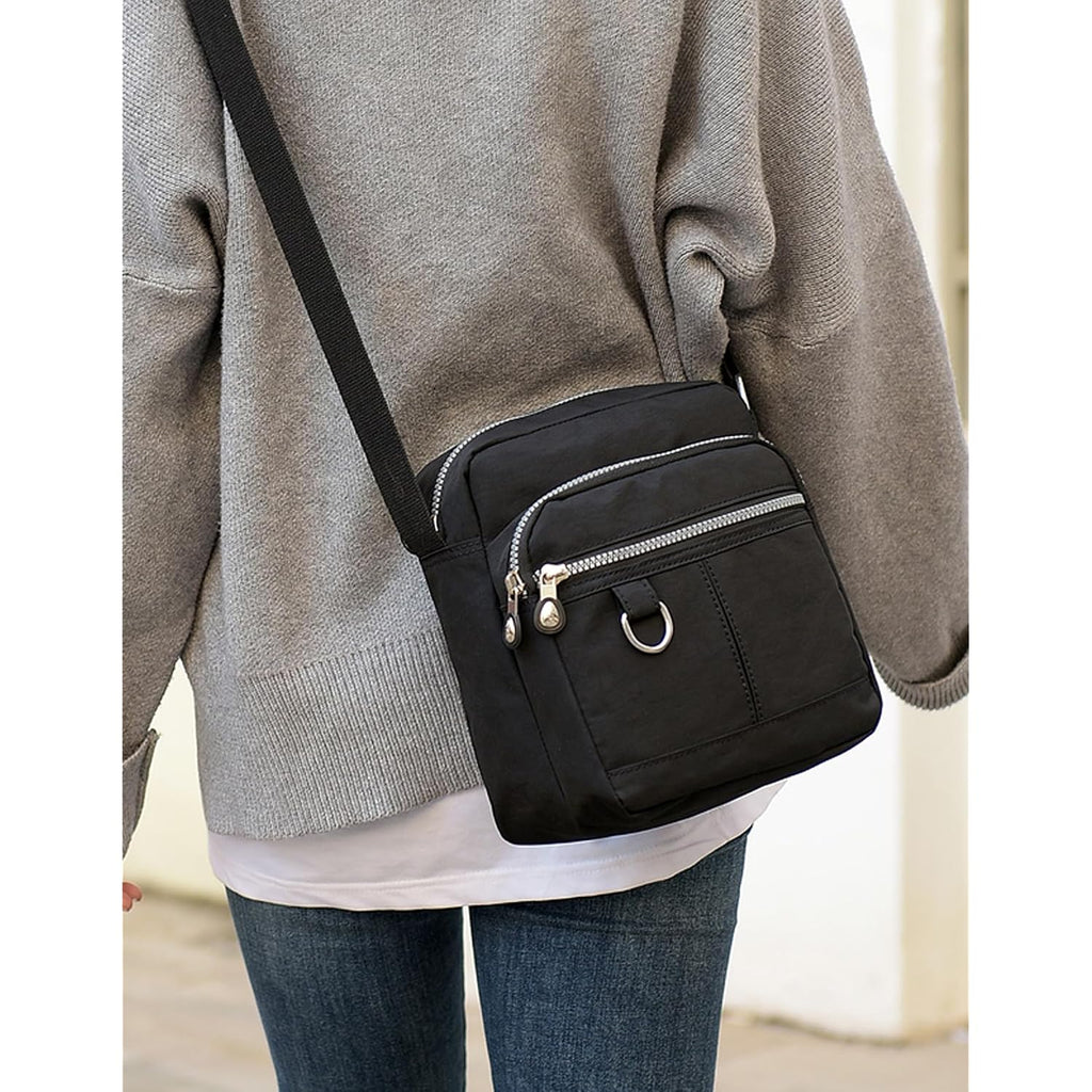 Casual Nylon Purse Handbag Crossbody Bag Waterproof Shoulder Bag For Women