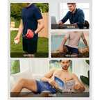 Bamboo Cool Men'S Boxer Short Soft And Breathable Knit Boxers For Men Moisture-Wicking Underwear With Button Fly