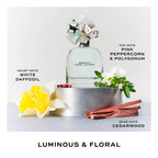 Marc Jacobs Perfect Eau de Toilette – Floral Women's Perfume – With Notes of Pink Peppercorn, Polygonum, White Daffodil & Cedarwood
