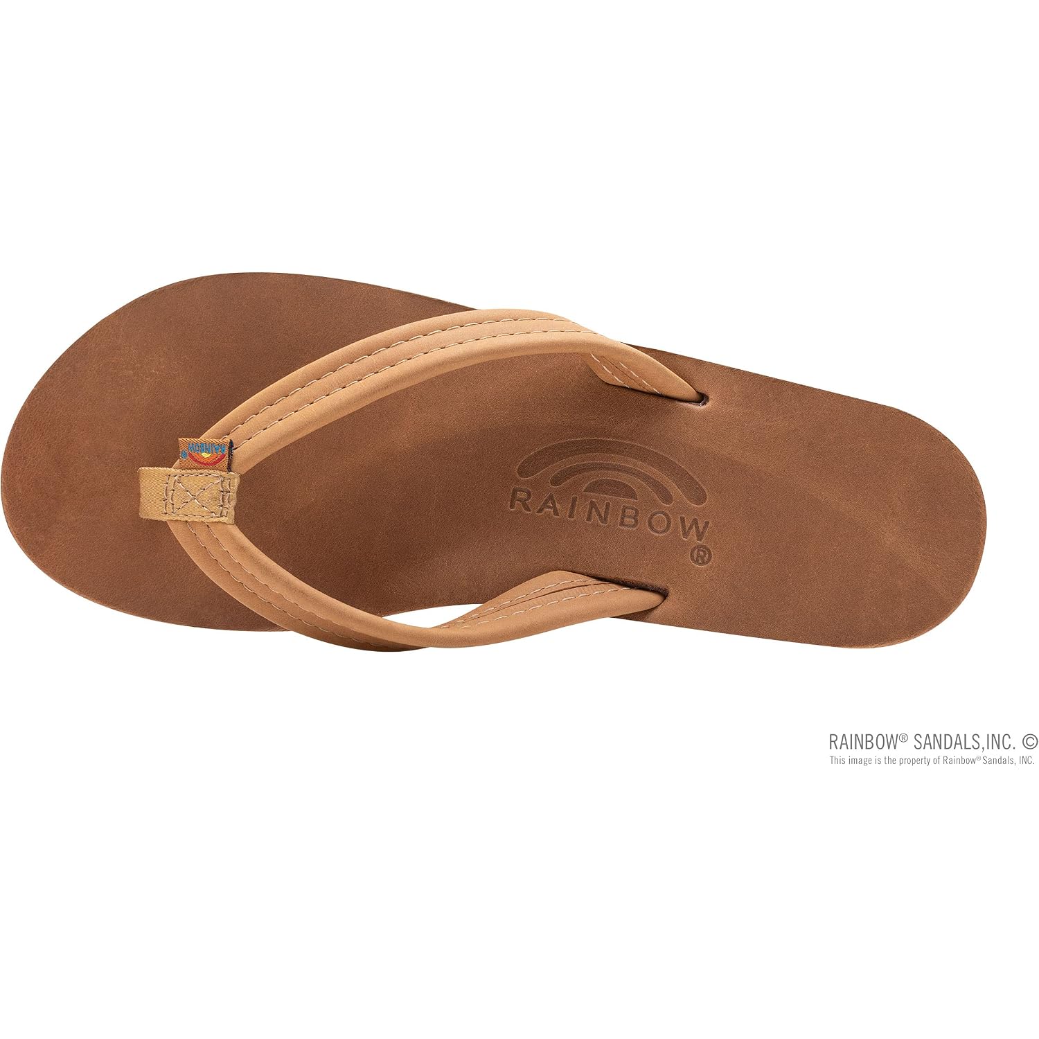 Rainbow Sandals Women'S Luxury Leather - Single Layer Arch Support With A 3/4" Medium Strap