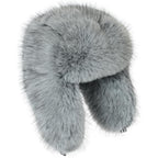 Faux Fur Russian Hat,Furry Warm Winter Trapper Hat with Earmuffs for Men and Women