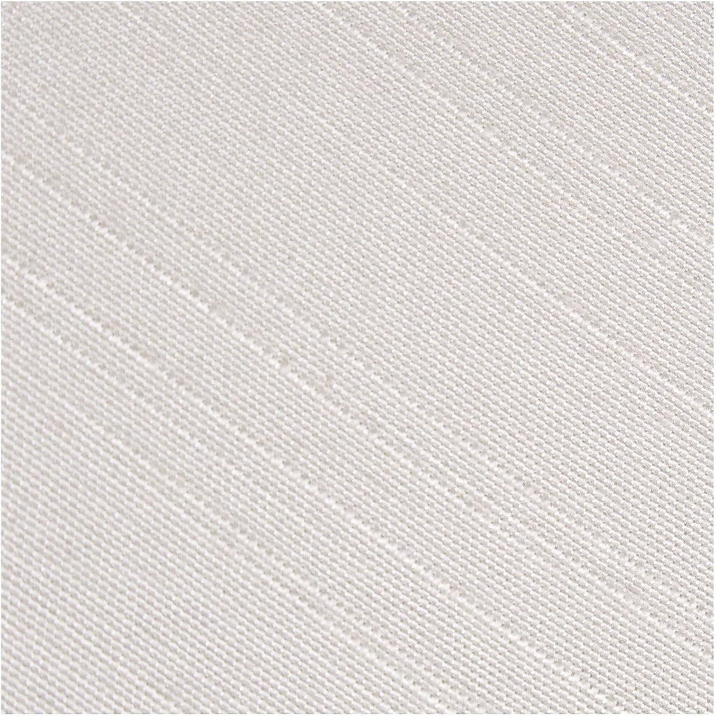 Off-White Shantung Large Lamp Shade 7" Top X 18" Bottom X 10.5" High X 12" Slant (Spider) Replacement With Harp And Finial