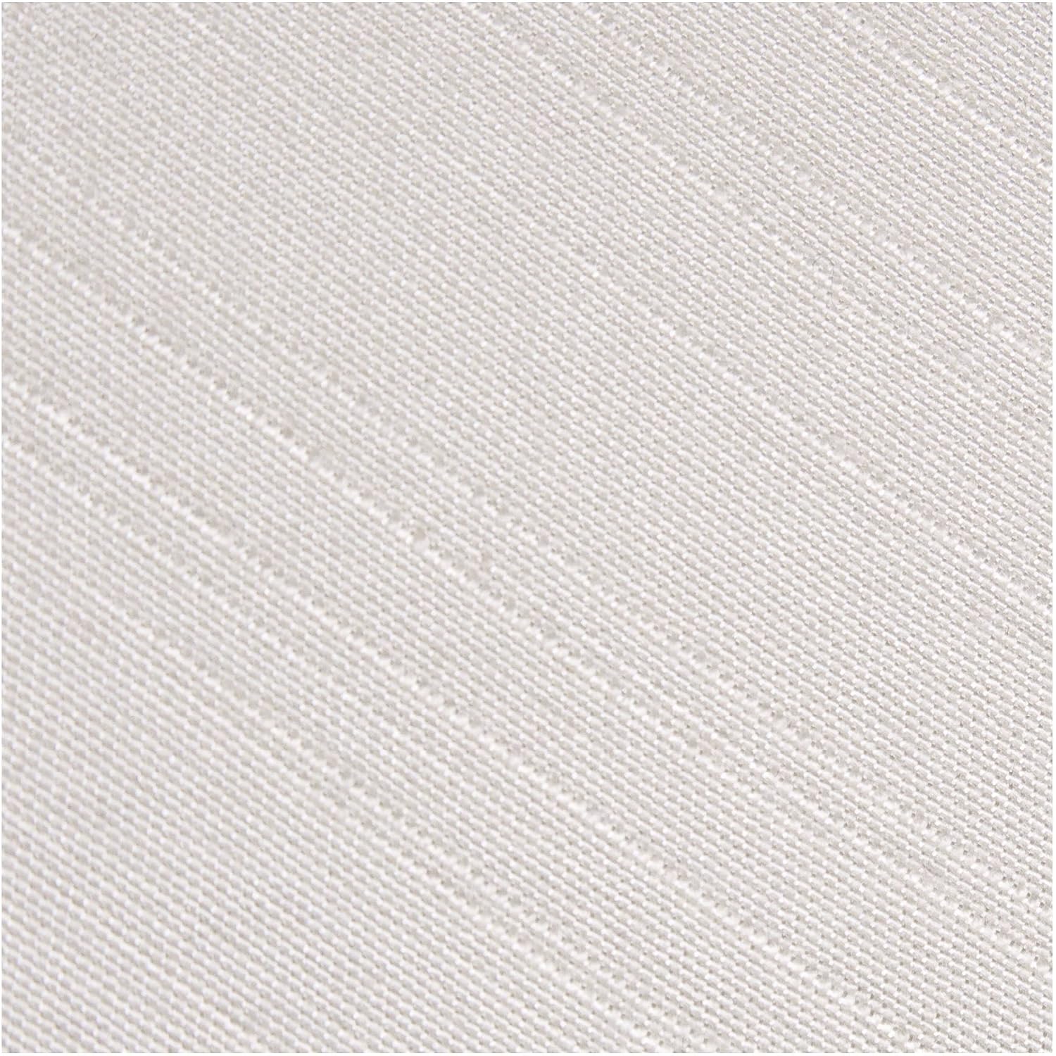 Off-White Shantung Large Lamp Shade 7" Top X 18" Bottom X 10.5" High X 12" Slant (Spider) Replacement With Harp And Finial