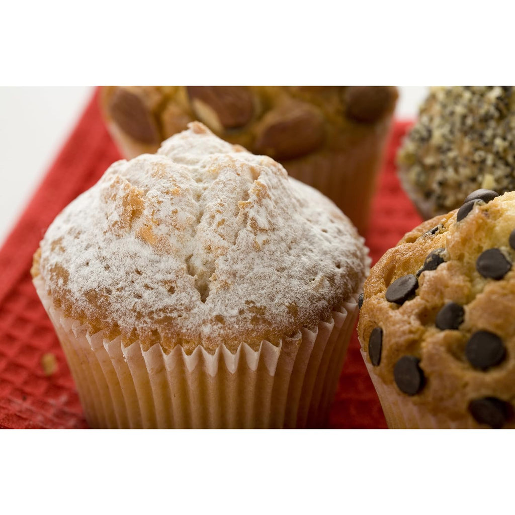 Amazon Basics White Jumbo Cupcake Liners, 40 Count, Pack Of 1