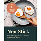 Caraway Nonstick Ceramic Mini Fry Pan (1.05 qt, 8") - Non Toxic, PTFE & PFOA Free - Oven Safe & Compatible with All Stovetops (Gas, Electric & Induction) - Cream