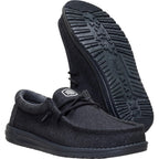 Heydude Men'S Wally Stretch Jersey Slip On Shoes | Lightweight Comfortable Travel Loafers With Elastic Laces