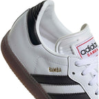 Adidas Mens Samba Lace Up Sneakers Shoes Casual - Black