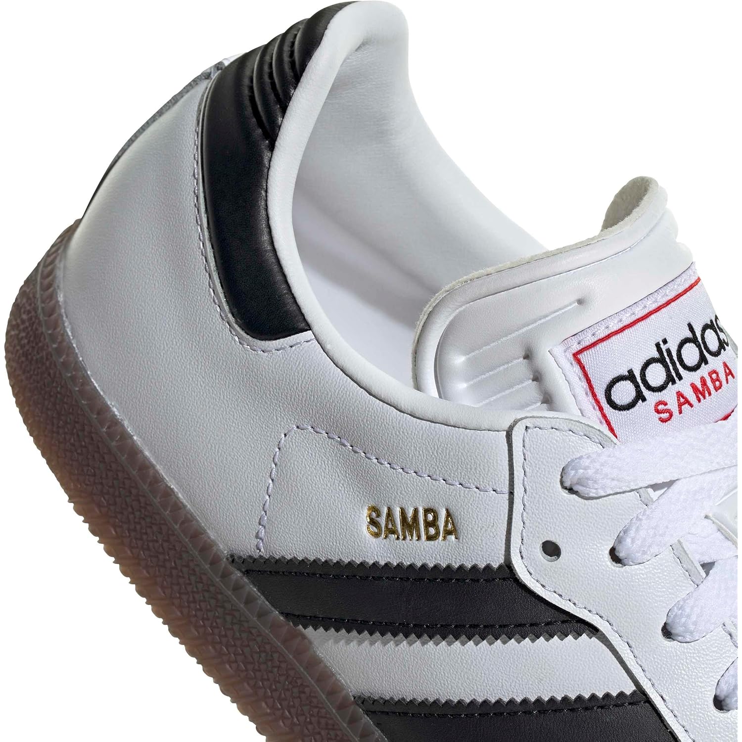 Adidas Mens Samba Lace Up Sneakers Shoes Casual - Black