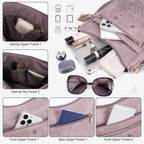 KITEVIUN Medium Crossbody Bags for Women Trendy, Women's Butterfly Shoulder Handbags with Tassel