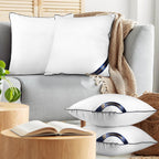 Utopia Bedding Throw Pillow Inserts (Pack of 4, White), 18 x 18 Inches Decorative Indoor Pillows for Sofa, Bed, Couch, Cushion Sham Stuffer