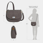 Travelon Anti-Theft Heritage Saddle Crossbody | Anti-Theft