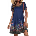 Joligal Summer Dresses For Women Casual Short Sleeve Sundress Scoop Neck Beach T Shirt Dress With Pockets 2026