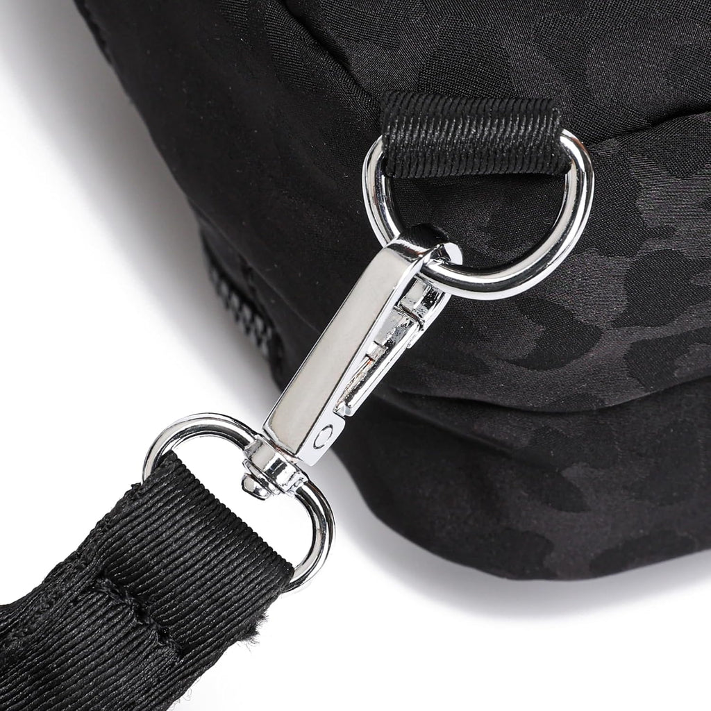 Anti Theft Crossbody Bags For Women Small Nylon Rfid Sling Bag Lightweight Travel Purse For Daily Casual Use(Leopard)