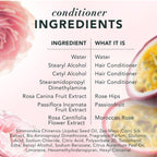 Herbal Essences Conditioner, Rose Hips + Passionfruit - Smooth Collection, Shiny Hair With Vitamin E & Jojoba, Safe For Color Treated Hair, Floral Scent, Cruelty-Free, Dermatologist-Tested, 29.2 Fl Oz