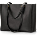 befen Genuine Leather Tote Bag for Women Work, Womens Laptop Purse Bags Shoulder Satchel Handbags with 15.6" Compartment