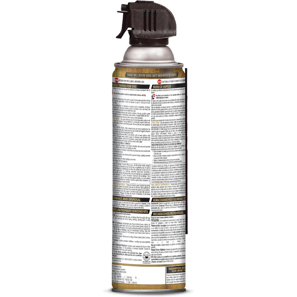 Spectracide Terminate Termite Killing Foam 16 Ounces, For Indoor And Outdoor Use
