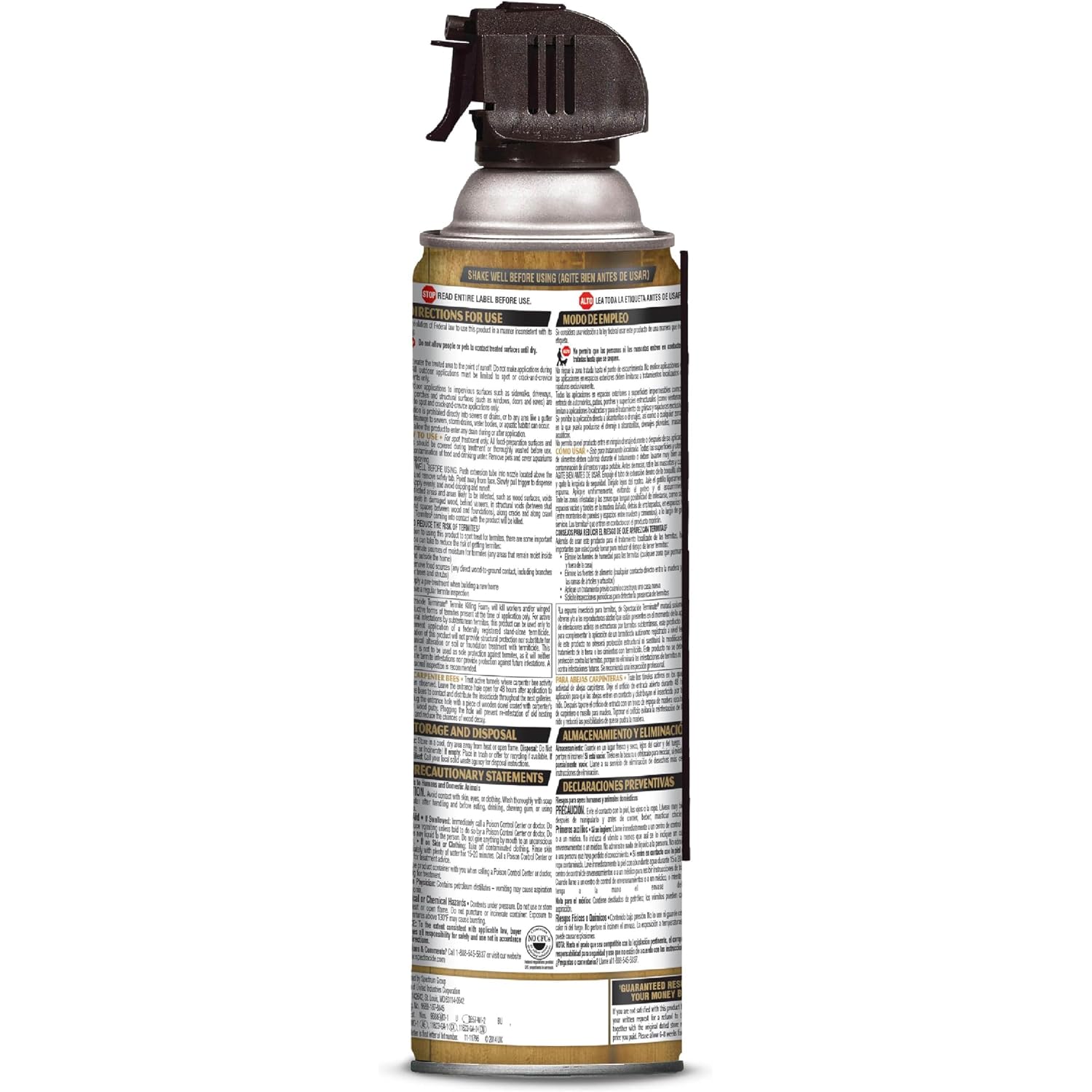 Spectracide Terminate Termite Killing Foam 16 Ounces, For Indoor And Outdoor Use
