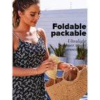 Straw Sun Visors & Hats for Women - Packable Beach Hats, Handmade, Sun Protection
