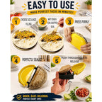 4-Size Nesting Tortilla Sealer & Crimper For Less Filling Mess | 4/6/8/10-Inch Sizes, Bpa-Free Pp; Microwave/Dishwasher Safe, 25Mm Bottom Eject Hole For Quesadillas, Burritos, Dumplings