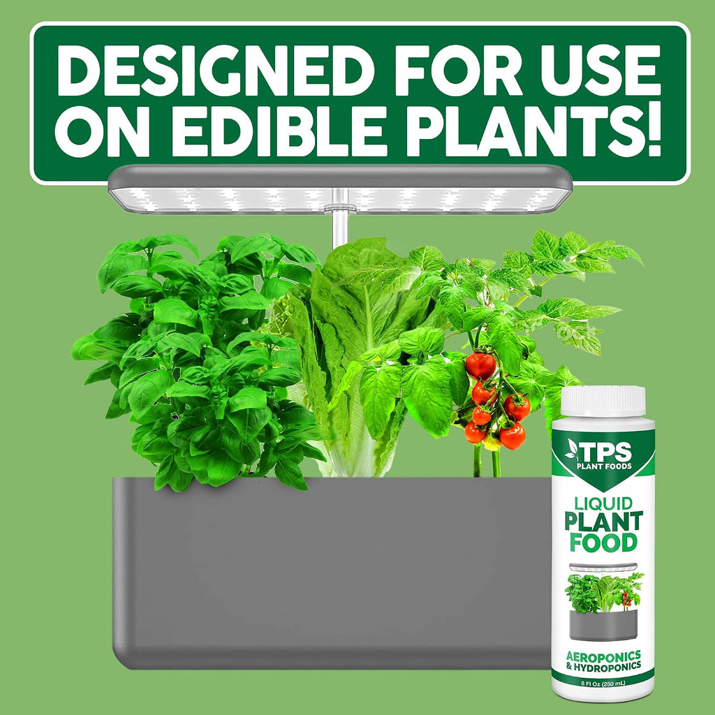 Liquid Plant Food For Use In Aerogarden, Idoo And Hydroponic Growing Systems, Liquid Fertilizer 8 Oz (250Ml)
