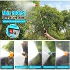 Sideking 4 Gallon Battery Powered Backpack Sprayer, 100 Psi Adjustable Electric Weed Sprayer For Lawn & Garden, Compatible With Makita 18V Battery, 5 Nozzles, Battery & Charger Included