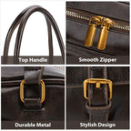 Shoulder Bag Retro Top Handle Bag Y2K 90S Multiple Pockets Designer Handbag Soft Trendy Underarm Purse