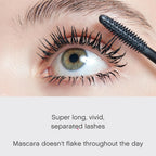 Vivienne Sabó Cabaret Premiere Black Mascara, Volume And Length, Defining, Curling, No Flaking, No Clumping, Smudge Proof, Washable, Cruelty-Free, Made In Europe, (01 Black), 0.3 Fl Oz, 1 Pack
