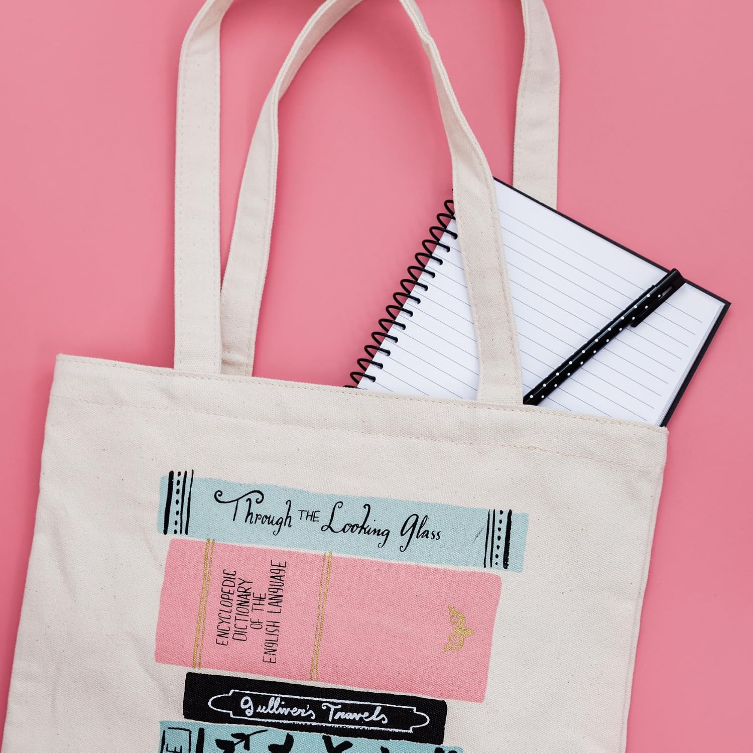 Kate Spade New York Canvas Tote Bag With Interior Pocket