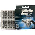 Gillette Sensor Excel - 10 Count (Pack of 3)