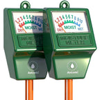2 Pack Soil Moisture Meter, Plant Water Meter For Gardening, Farming, Soil Tester Hygrometer Sensor For Indoor Outdoor House Plants, Flower, Lawn - No Battery Required