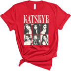 Katseye Vintage Style Photo Collage T Shirt Retro Pop Culture Casual Streetwear Tee