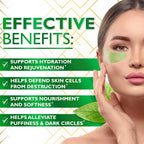 Under Eye Mask For Puffy Eyes, Dark Circles, Eye Bags, Puffiness, Wrinkles With Collagen - Hydrating - Green Tea Skincare - Anti-Aging Eye Patch Treatment Masks - 60 Under Eye Gel Pads