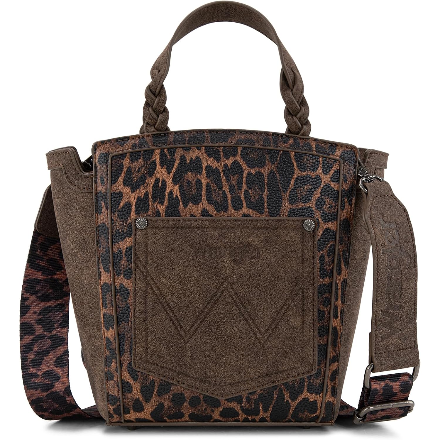 Wrangler Purse for Women Animal Print Crossbody Bags Top-Handle Shoulder Bag for Everyday Travel Casual Use