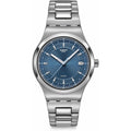 Swatch Irony Sistem51 Unisex Watch Casual Polymer Blue Automatic Waterproof Shimmer At Dusk