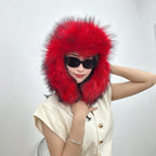Y2K Faux Fur Russian Hat, Soft, Warm Winter Trapper Hat with Earmuffs for Men and Women